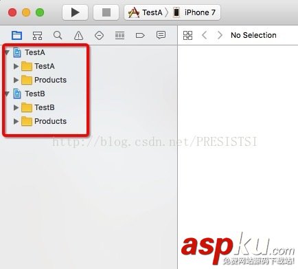 iOS中如何引用另一個工程的方法教程 ios,引用另一個工程,工程引用,一個項目兩個工程