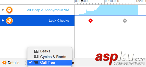 詳解使用Xcode7的Instruments檢測解決iOS內存泄露(最新) ios,檢測內存泄露,Xcode7,內存泄露,ios內存泄露檢測工具