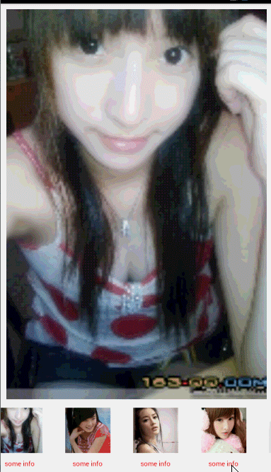 Android 使用自定義RecyclerView控件實現Gallery效果