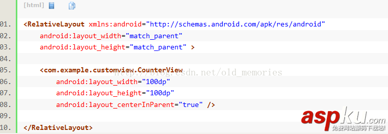 Android自定義View的實(shí)現(xiàn)方法實(shí)例詳解 android,自定義view