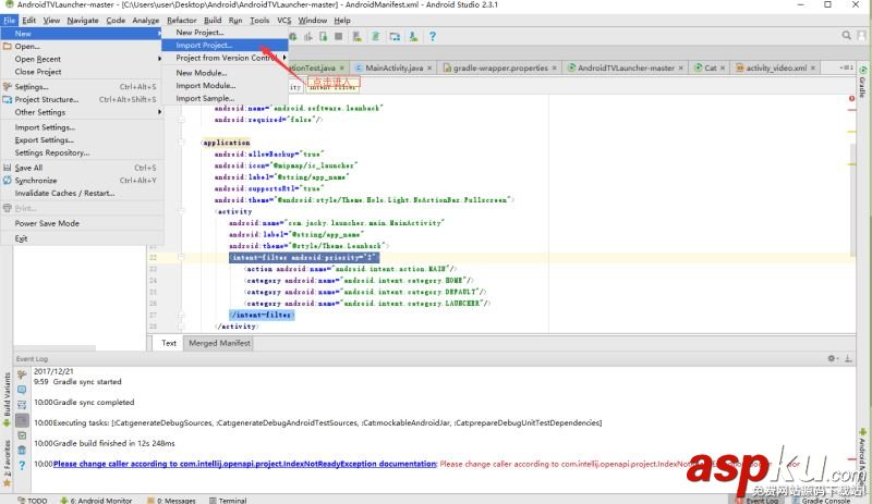 android,studio,導(dǎo)入,項(xiàng)目