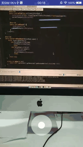 利用Android模仿微信攝像圓環進度效果實例 android,模仿微信,圓環進度條,畫圓環進度條