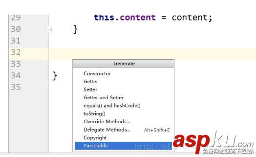AndroidStudio,Parcelable插件