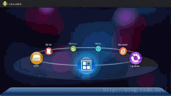 Android酷炫動(dòng)畫效果之3D星體旋轉(zhuǎn)效果 android,3D星體旋轉(zhuǎn),3D旋轉(zhuǎn),android旋轉(zhuǎn),android旋轉(zhuǎn)動(dòng)畫