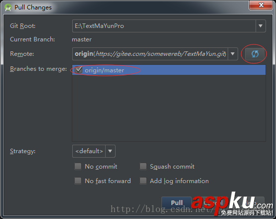 android,studio,新建項目,git,上傳,碼云