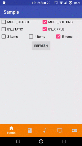 Android,BottomNavigationBar,導航欄