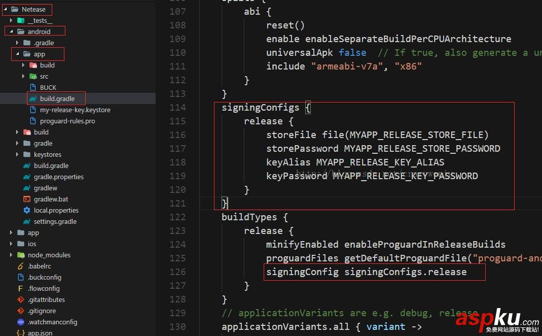 react,native,打包apk