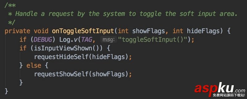 Android,軟鍵盤,顯示,隱藏
