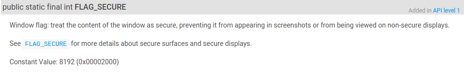 android,屏幕常亮,禁止截屏,屏幕適配