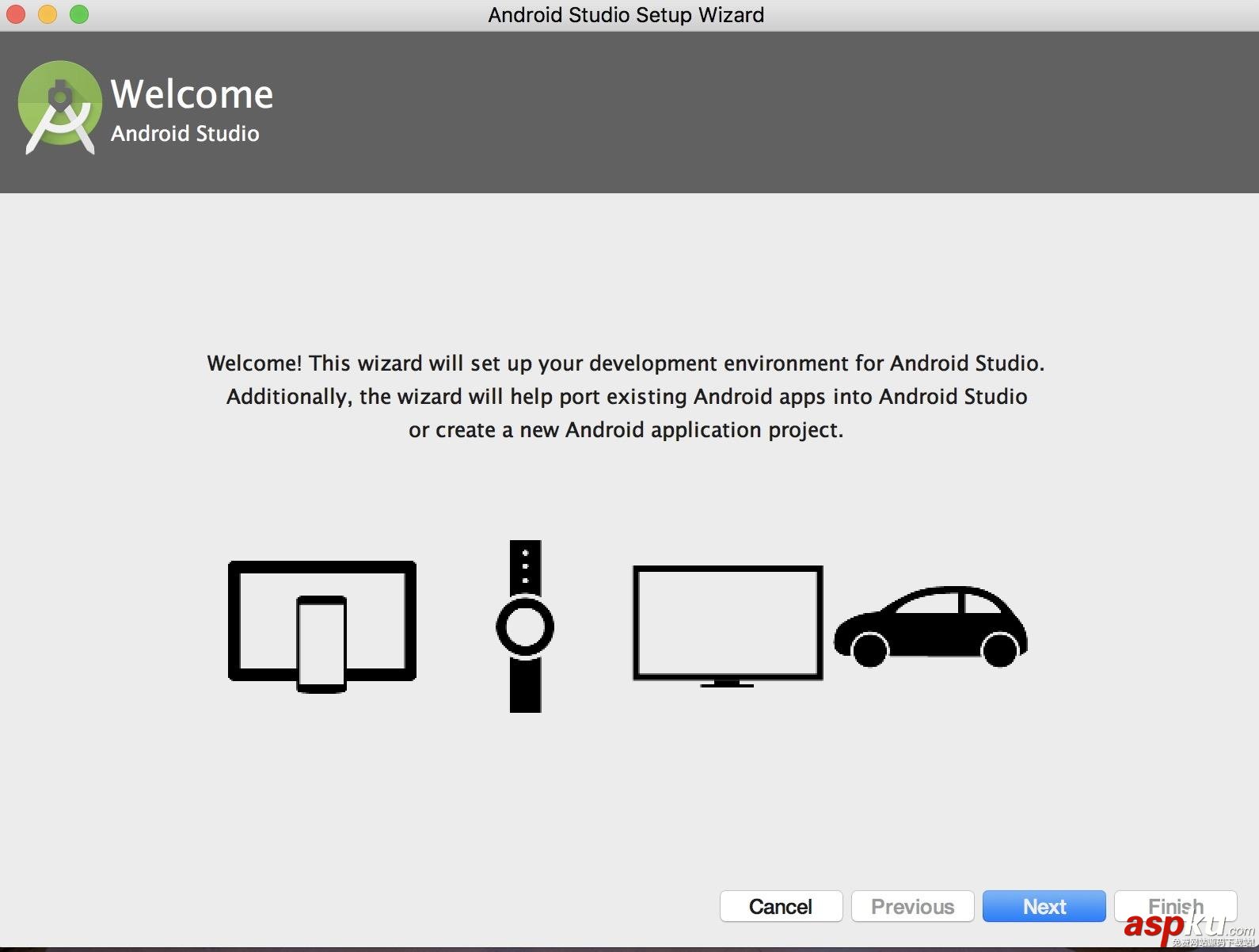 mac系統下載、安裝、使用AndroidStudio mac,AndroidStudio,Android,Studio,Studio安裝