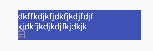 Android,多行文本,末尾,圖片排版