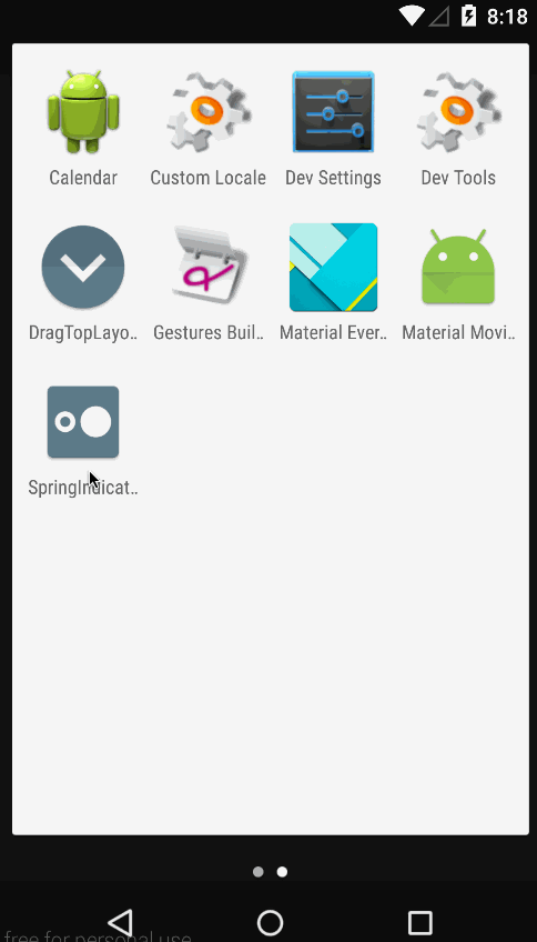 25個實用酷炫的Android開源UI框架 Android,UI框架,菜單框架,下拉刷新框架,滑動Layout,仿qq氣泡拖拽,視差滾動,自定義對話框樣式