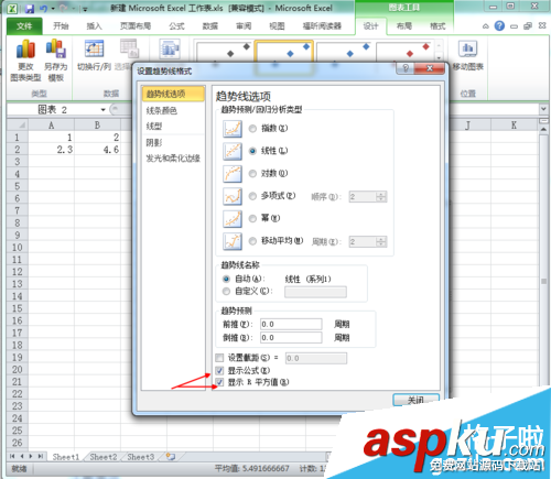 Excel表格回歸直線怎么制作 Excel表格回歸直線怎么制作