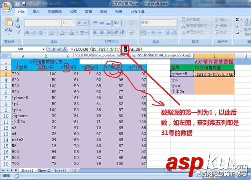 vlookup函數的使用方法