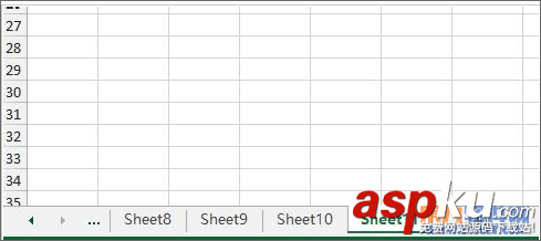 多個Excel工作表中怎么快速跳轉到指定表？