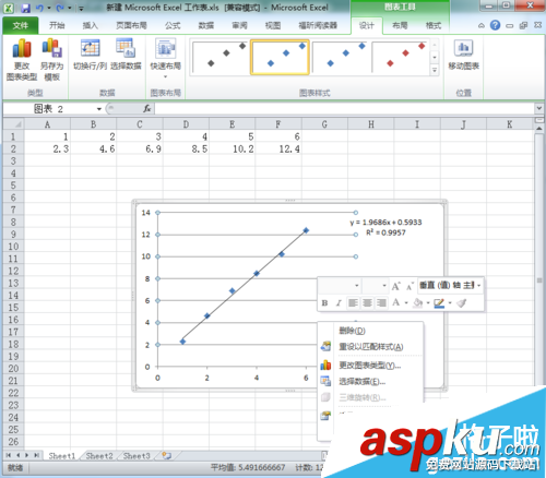 Excel表格回歸直線怎么制作 Excel表格回歸直線怎么制作