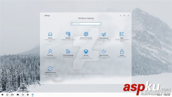 Win10.4毛玻璃界面圖賞:白色任務欄搶眼 Win10,毛玻璃,任務欄