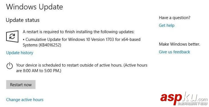 Win10創(chuàng)意者,KB4016252