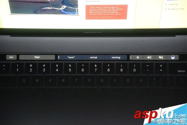 蘋果全新MacBook Pro筆記本亮相:OLED觸摸條大亮! 蘋果,MacBookPro,筆記本