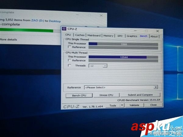 AMD 6核12線程Ryzen曝光:單線程1888分/多線程12544分 單線程,多線程,Ryzen