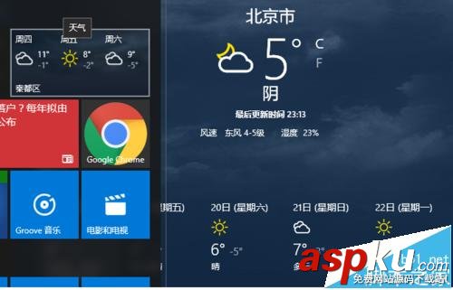 win10自帶MSN天氣可以設置到到區縣地區天氣嗎? win10,MSN,天氣