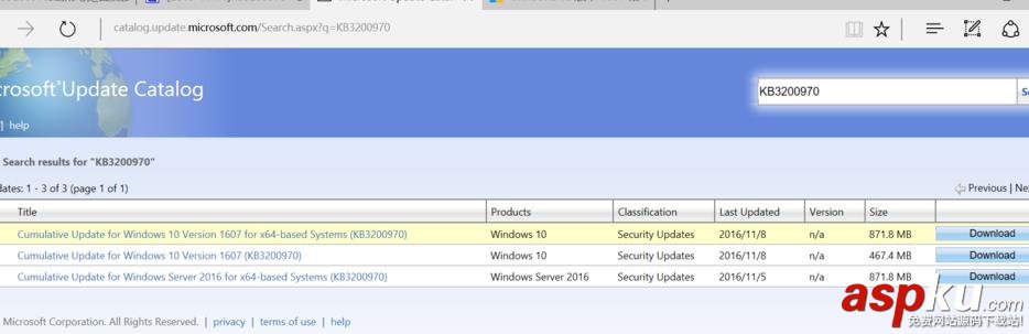 win10,kb3200970,預覽版1607