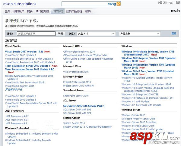 微軟MSDN,Win10創意者更新,Win10鏡像下載,Win10更新