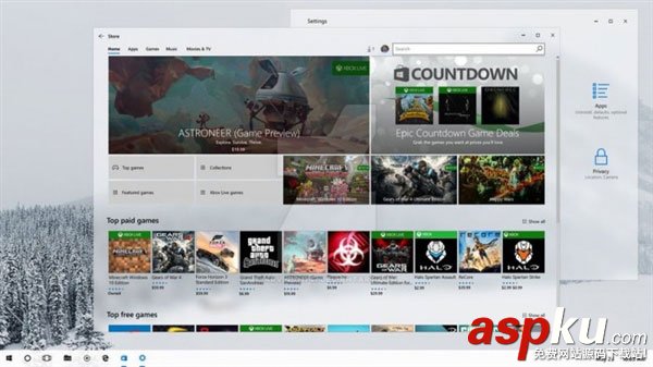 Win10.4毛玻璃界面圖賞:白色任務欄搶眼 Win10,毛玻璃,任務欄