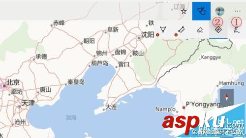 Win10系統(tǒng)中怎么使用墨跡給地圖規(guī)劃路線? Win10,地圖