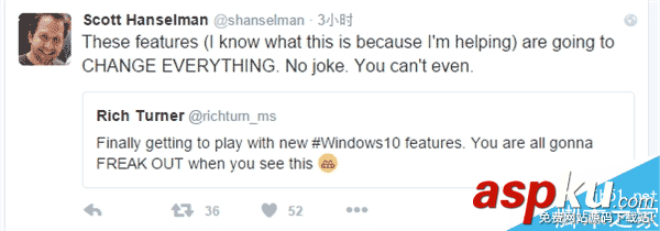 Build 2016:微軟自曝Win10紅石版新功能讓你目瞪口呆 Build 2016,微軟,Win10