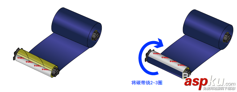 科誠GoDEX G500打印機怎么安裝碳帶? 打印機,碳帶