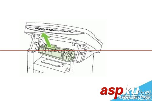 HP M1522 MFP打印機卡紙怎么清除? HPM1522MFP,打印機卡紙,清除卡紙