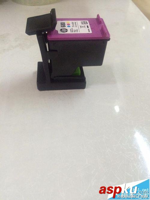 惠普HP黑色墨盒加墨的圖文教程  惠普,墨盒
