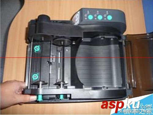 Godex G530U條碼打印機怎么更換安裝碳帶? godex條碼打印機安裝,條碼打印機怎么換碳帶