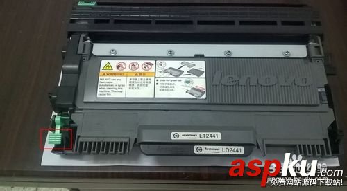 聯想M7450F一體機怎么給墨盒加粉? 聯想M7450F,聯想M7450F墨盒,聯想M7450F加粉