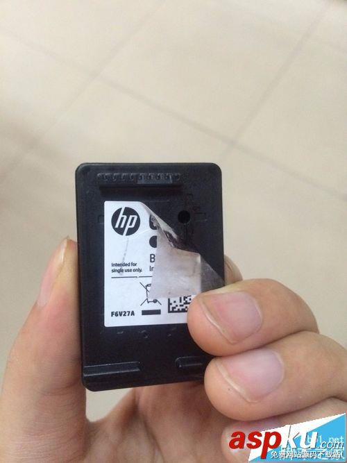 惠普HP黑色墨盒加墨的圖文教程  惠普,墨盒