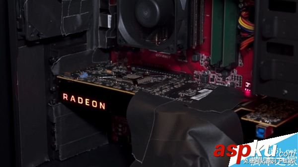 AMD自曝VEGA顯卡完勝GTX 1080上機實拍:雙槽設(shè)計、風(fēng)冷 AMD,GTX,1080,顯卡
