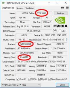 3G/6GB顯存GTX 1060對比測試:差距驚人 GTX1060,顯存