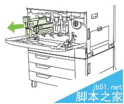 HP CM6030/6040打印機怎么更換碳粉盒成像鼓? HP,打印機,碳粉盒