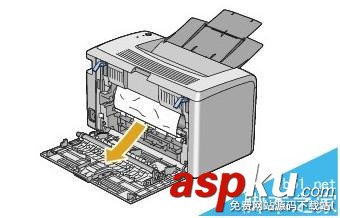 富士施樂p205b打印機前端卡紙和后端卡紙的解決辦法 富士施樂p205b,打印機,卡紙