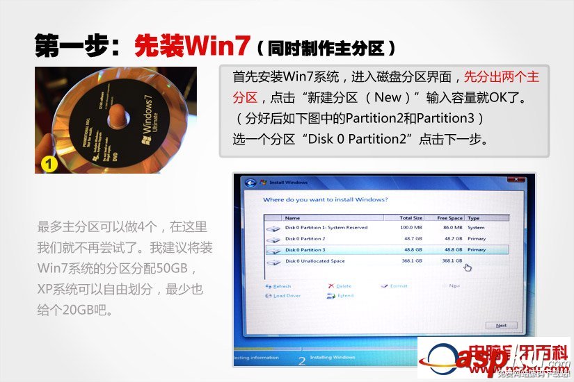 Win7下安裝XP雙系統只需4步 圖文教程介紹 Win7,XP雙系統