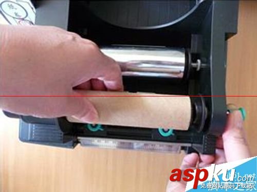 Godex G530U條碼打印機怎么更換安裝碳帶? godex條碼打印機安裝,條碼打印機怎么換碳帶