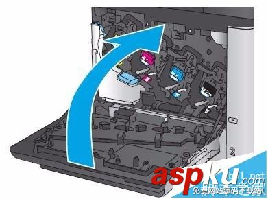 HP M680打印機(jī)怎么更換碳粉收集裝置? HP,打印機(jī),碳粉