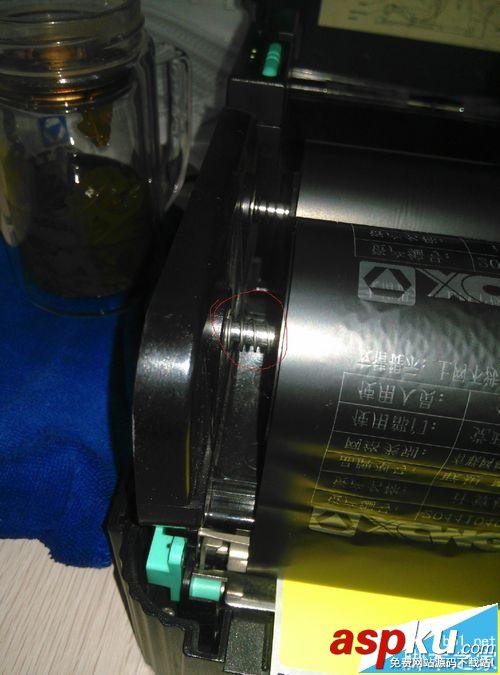 TSC244條碼打印機機色帶回收軸不轉圈該怎么辦? TSC244,條碼打印機