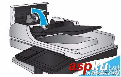 HP MFP M680一體機怎么清潔文檔拾紙輪和分隔墊? HP,一體機