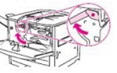 HP M9040/M9050打印機碳粉盒怎么抽取硒鼓封條? HP打印機,碳粉盒,硒鼓