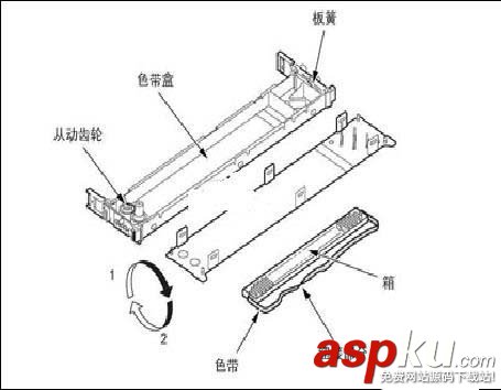EPSON愛普生打印機怎么安裝色帶? 愛普生,打印機,色帶