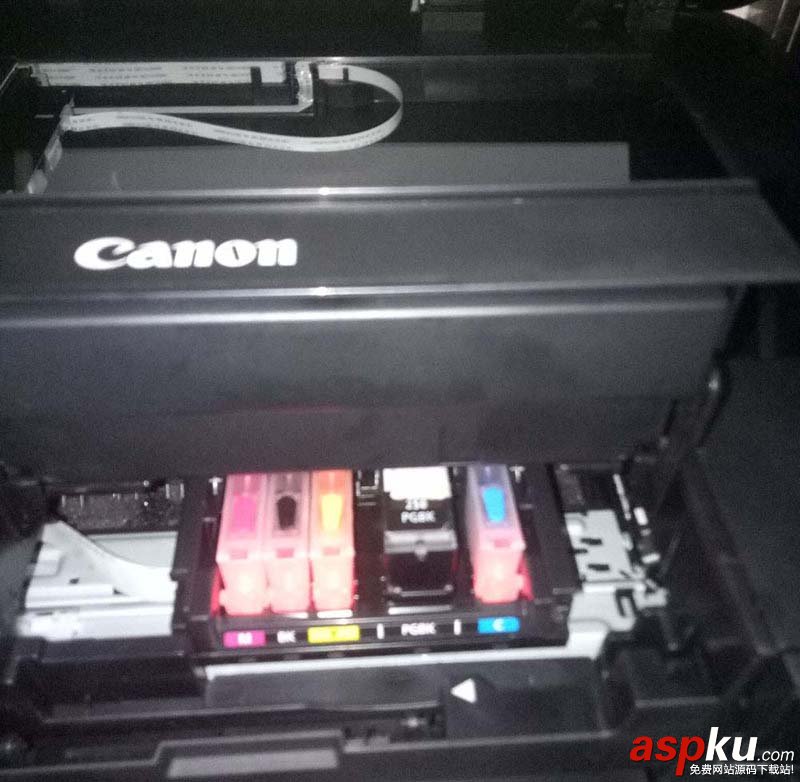 佳能MX922打印機怎么把原裝墨盒改成連供墨盒? 佳能,打印機,墨盒