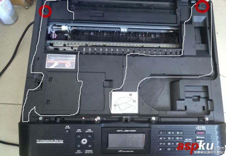 兄弟MFCJ5910DW打印機無法黃色墨盒怎么更換傳感器? 兄弟,打印機,墨盒