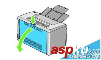 富士施樂p205b打印機前端卡紙和后端卡紙的解決辦法 富士施樂p205b,打印機,卡紙